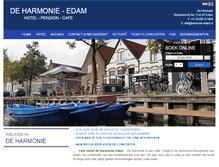 Tablet Screenshot of harmonie-edam.nl